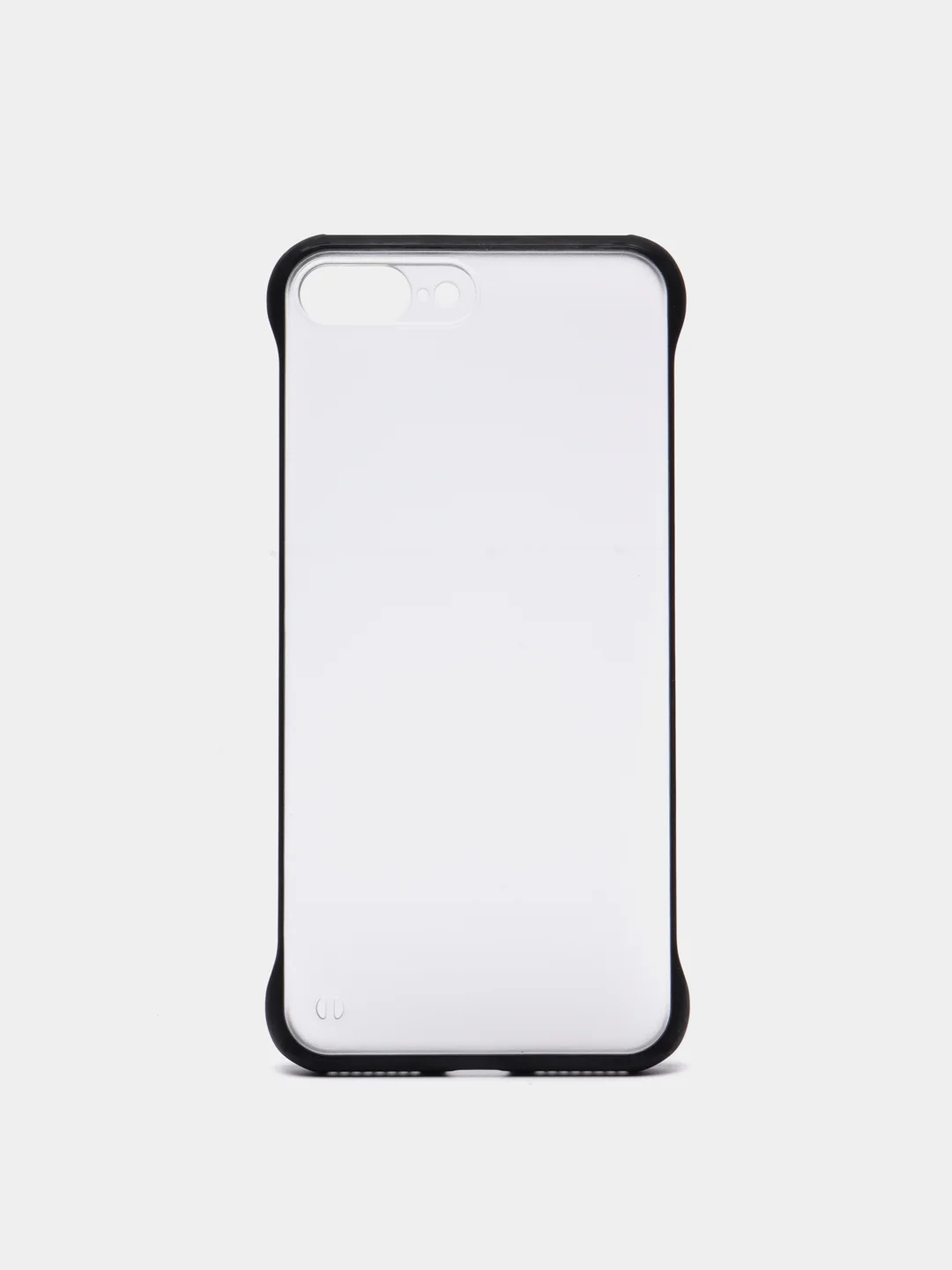Черный чехол для Apple iPhone 7 Plus / 8 Plus, прозрачный с держателем