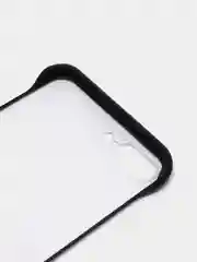 Черный чехол для Apple iPhone 7 Plus / 8 Plus, прозрачный с держателем
