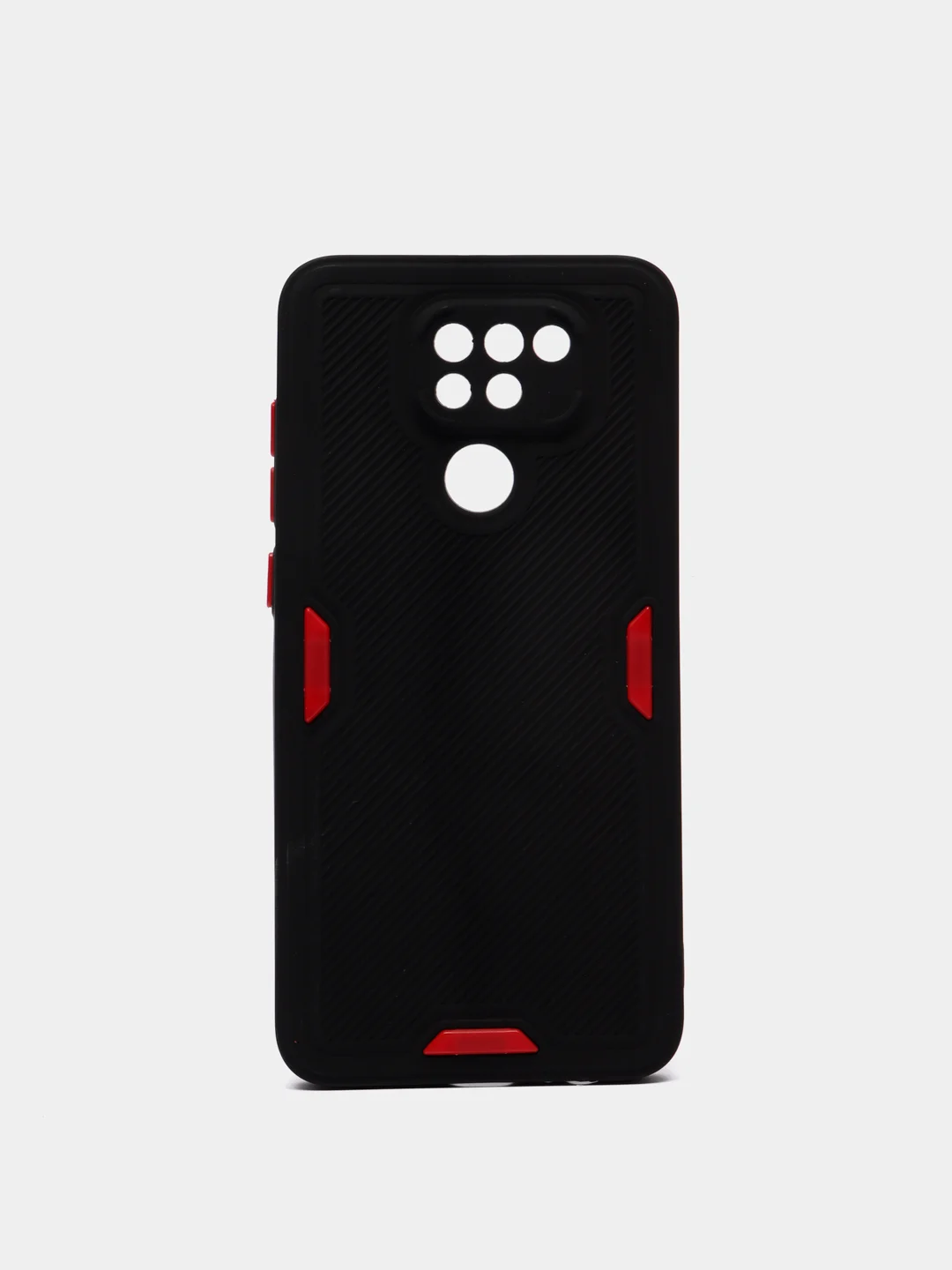 Черный усиленный силиконовый чехол для Xiaomi Redmi 10X