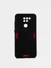 Черный усиленный силиконовый чехол для Xiaomi Redmi 10X