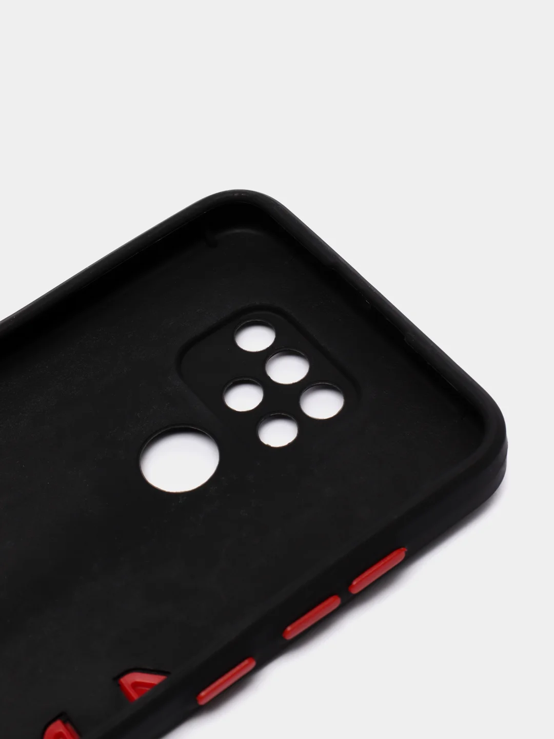 Черный усиленный силиконовый чехол для Xiaomi Redmi 10X