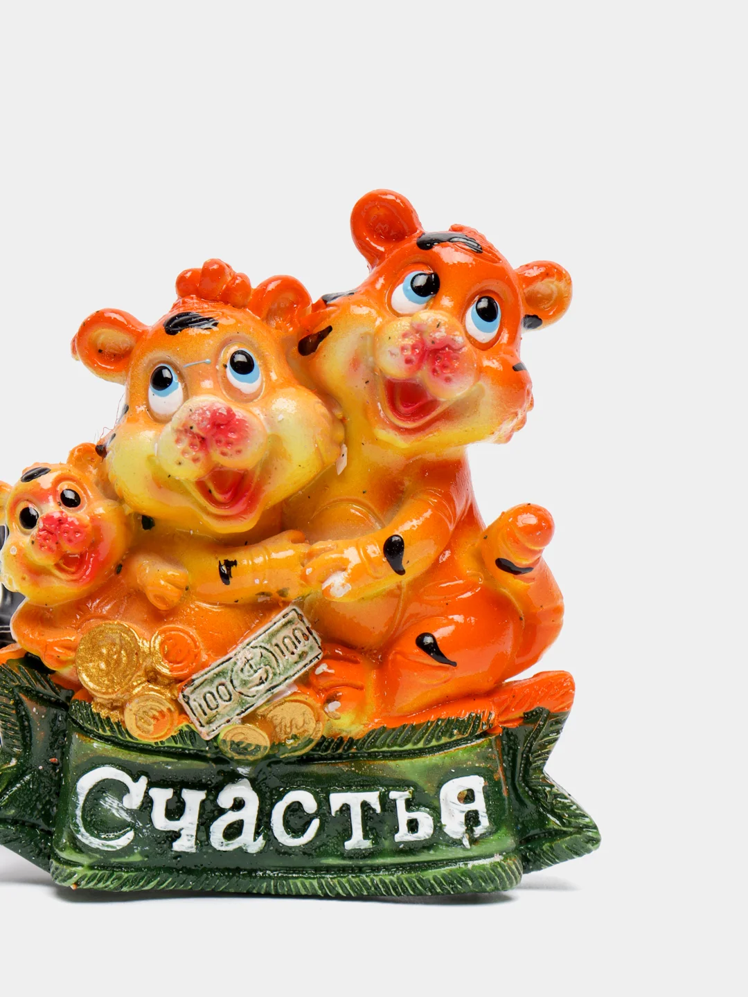 Тёмно-коричневый магниты на холодильник тигр новогодний