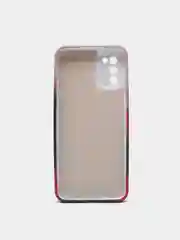 Багровый чехол силиконовый Samsung Galaxy A02s, Самсунг Галакси А02с с мягким подкладом