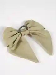 Оливковый бант для волос на резинке белый/оливковый/пудровый/коралловый