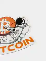 Конфетный стикеры, наклейки - Биткоин