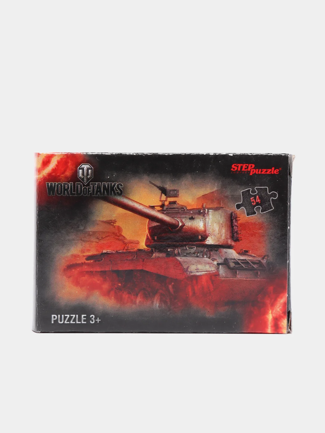 Черный мини пазлы 54 элемента "World of Tanks"
