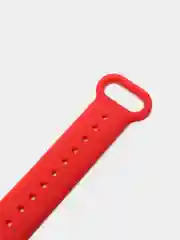 Красный ремешок силиконовый для браслета Xiaomi Mi Band 3, 4