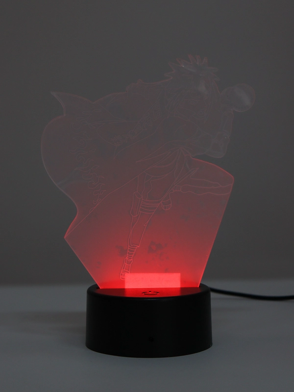 3D светильник Минато / LED с пультом / аниме Наруто / акриловый ночник Naruto