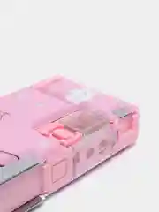 Розовый многофункциональный школьный пенал