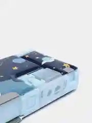 Синий многофункциональный школьный пенал