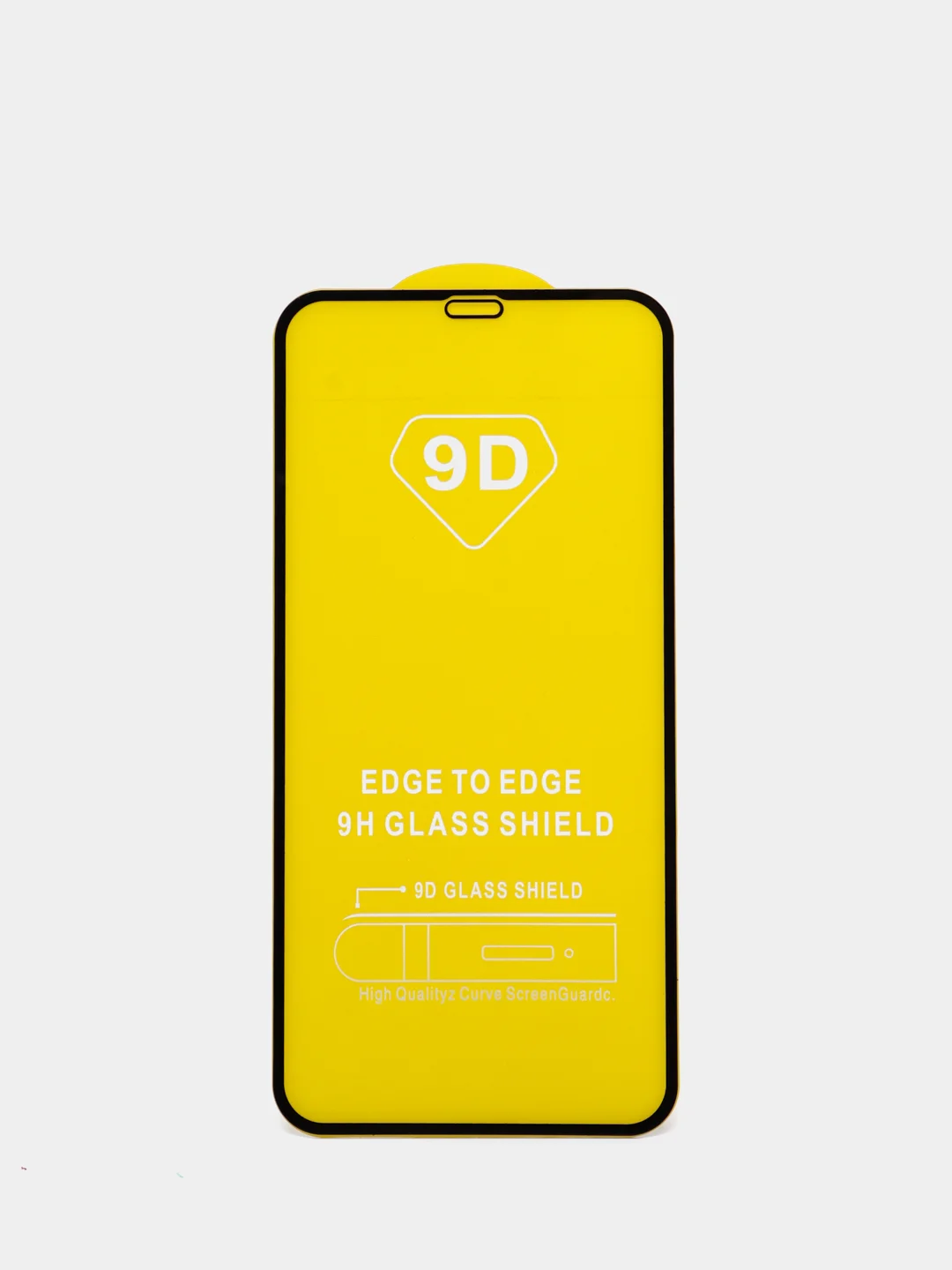 Защитное стекло 5D для iPhone всех моделей с тонкой черной рамкой