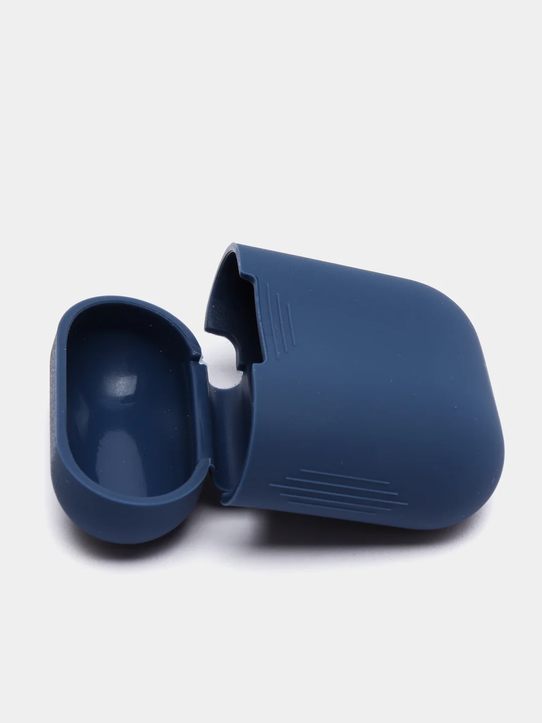 Темно-синий силиконовый чехол для Apple AirPods 1 и AirPods 2