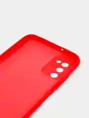 Красный чехол Samsung Galaxy A03s силиконовый