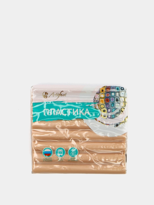 Полимерная глина запекаемая Artifact, классический, телесный, средний, 56 г