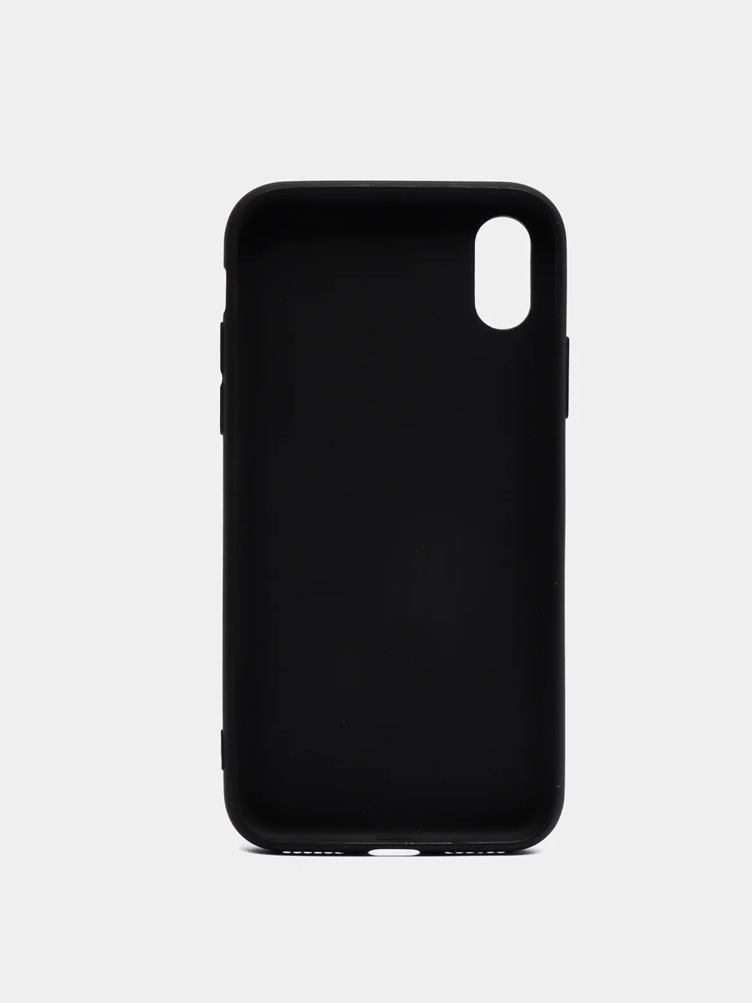 Черный силиконовый чехол IPhone