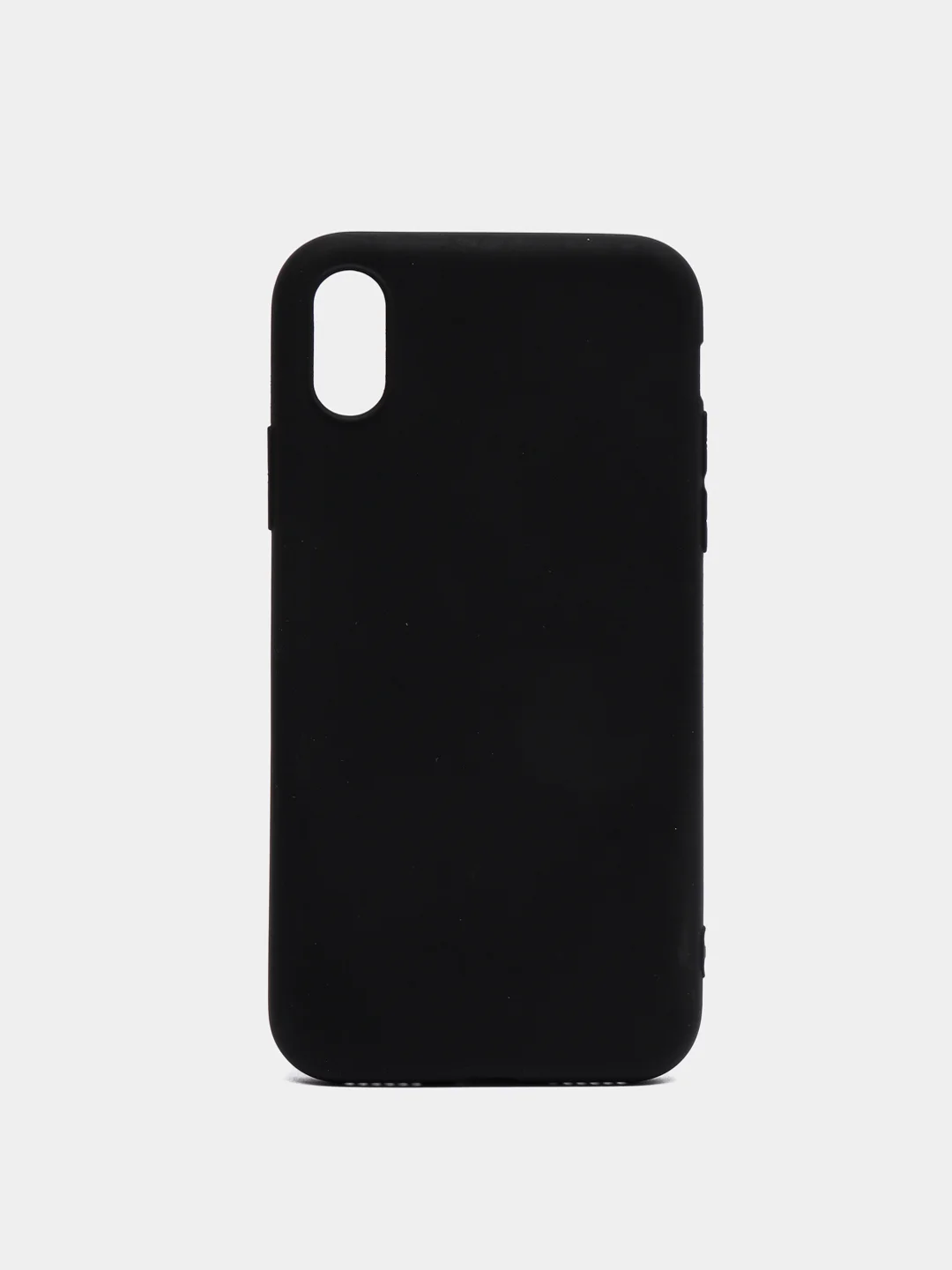 Черный силиконовый чехол IPhone
