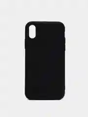 Черный силиконовый чехол IPhone