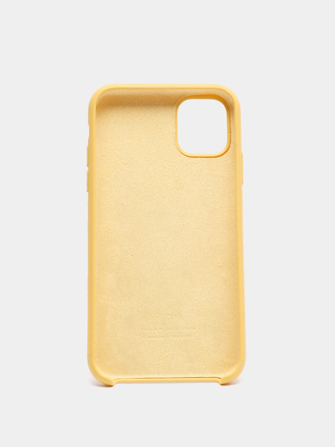 Золотой чехол Silicone Case для Apple iPhone 11 силиконовый противоударный для айфона Soft Touch