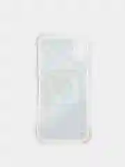 Лавандовый чехол iPhone X / Xs силиконовый переливающийся жидкий с блестками