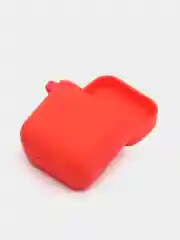 Красный чехол на наушники Xiaomi AirDots Pro/Mi TWS Earphones/Earphones Lite силиконовый КАРТОФАН