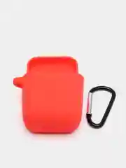 Красный чехол на наушники Xiaomi AirDots Pro/Mi TWS Earphones/Earphones Lite силиконовый КАРТОФАН