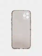 Чехол-накладка iPhone 11 Pro Max, прозрачный, затемнённый, силиконовый