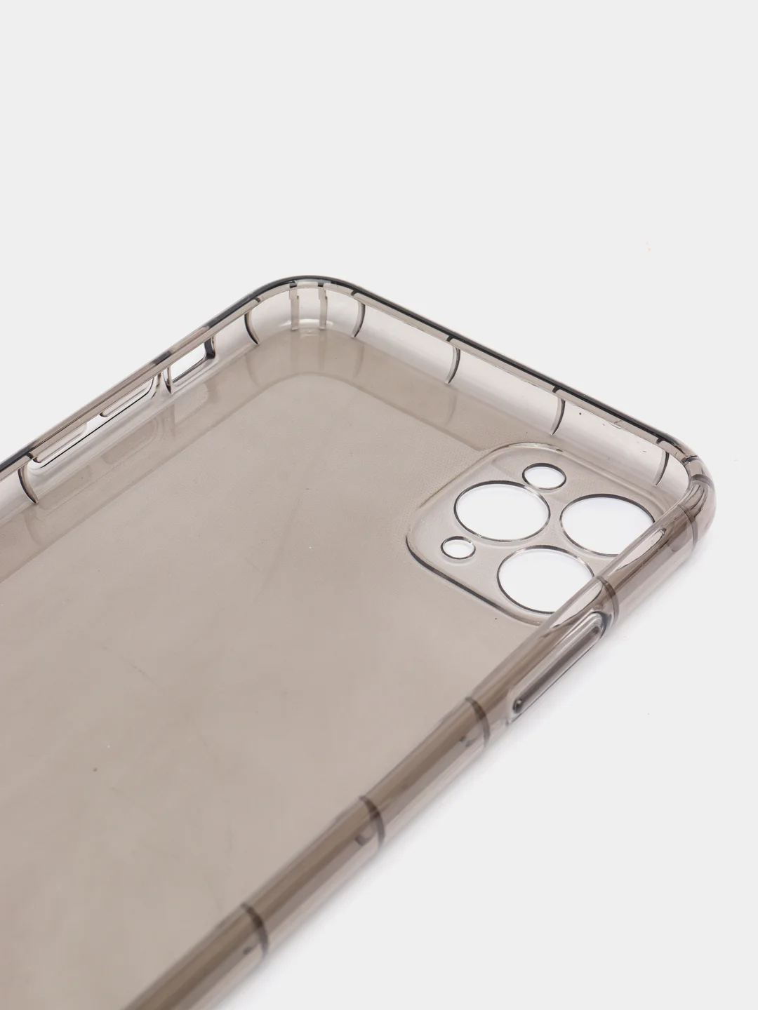 Чехол-накладка iPhone 11 Pro Max, прозрачный, затемнённый, силиконовый