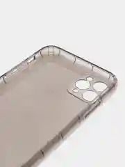 Чехол-накладка iPhone 11 Pro Max, прозрачный, затемнённый, силиконовый