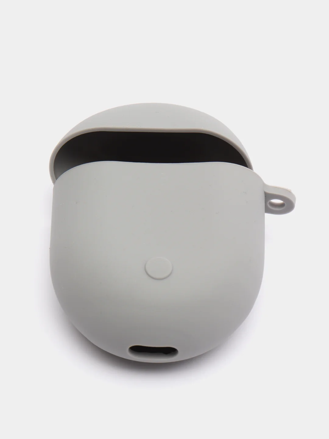 Серый чехол на Xiaomi Redmi Buds 3 Pro/AirDots 3 Pro для наушников КАРТОФАН силиконовый матовый