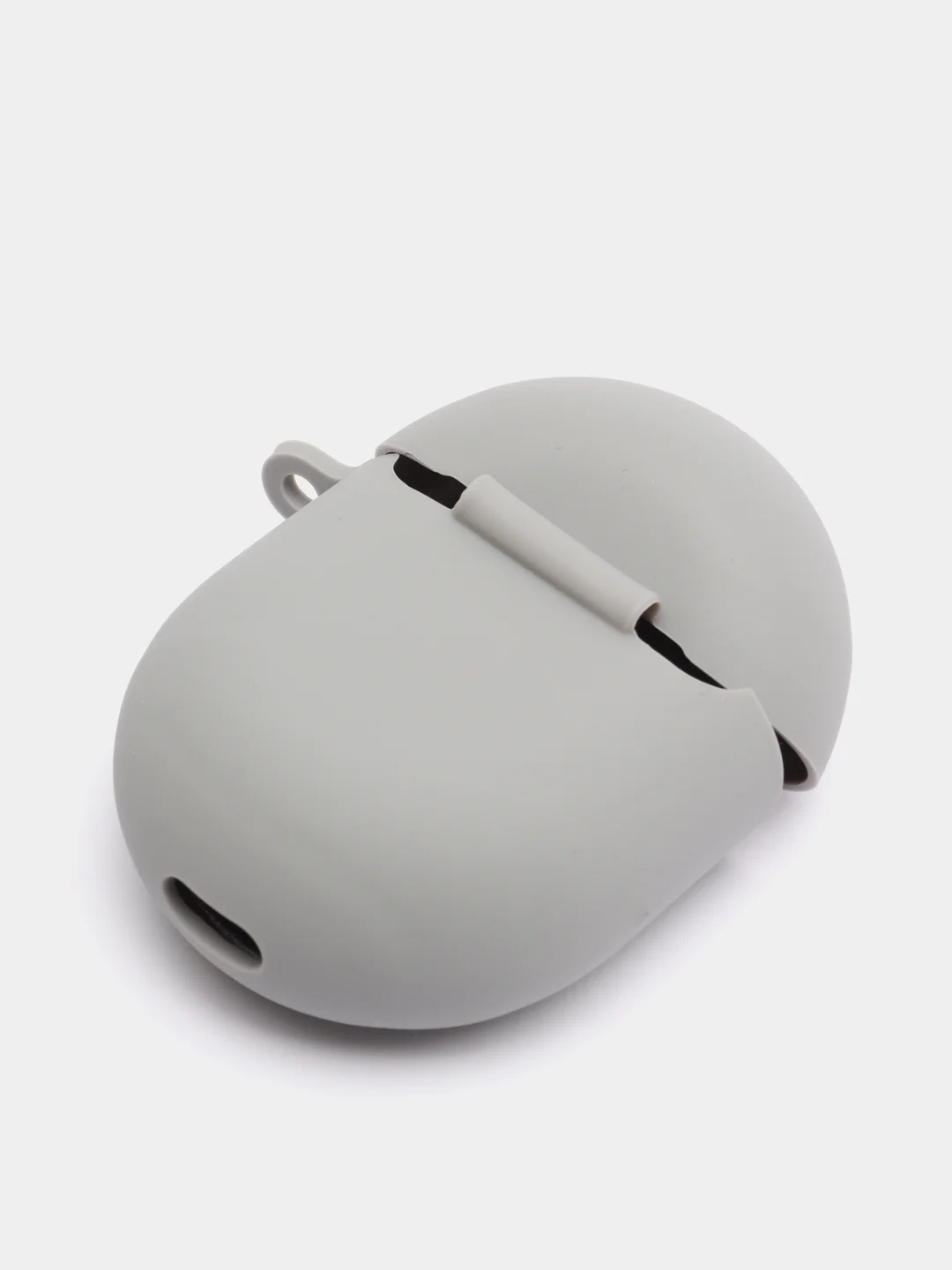 Серый чехол на Xiaomi Redmi Buds 3 Pro/AirDots 3 Pro для наушников КАРТОФАН силиконовый матовый