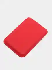 Красный картхолдер на магнитах MagSafe Leather Wallet iPhone