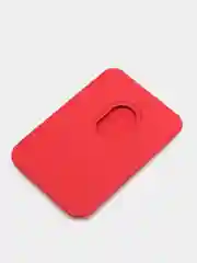Красный картхолдер на магнитах MagSafe Leather Wallet iPhone