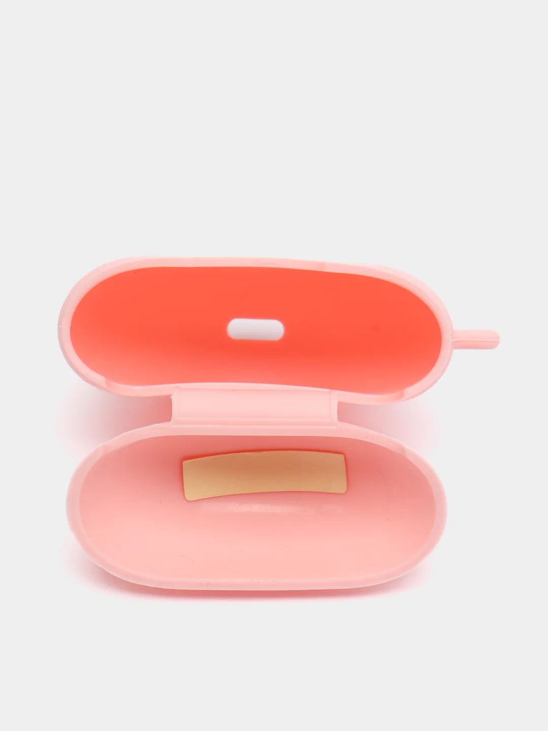 Розовый чехол на Xiaomi Redmi Buds 3 Pro/AirDots 3 Pro для наушников КАРТОФАН силиконовый матовый