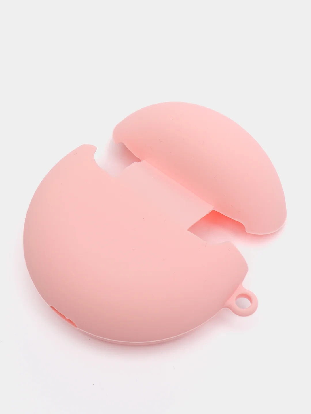 Розовый чехол на Xiaomi Redmi Buds 3 Pro/AirDots 3 Pro для наушников КАРТОФАН силиконовый матовый
