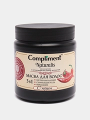 Маска для волос Compliment Naturalis, 3в1, против выпадения, с перцем, 500 мл