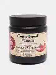 Маска для волос Compliment Naturalis, 3в1, против выпадения, с перцем, 500 мл