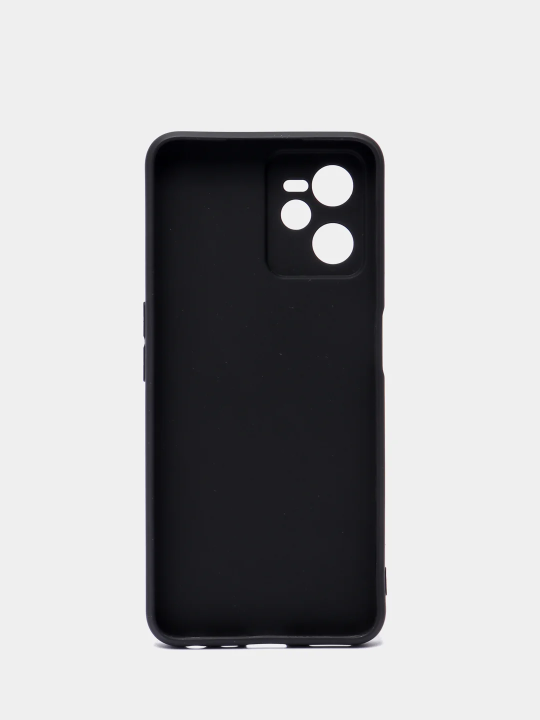 Черный чехол Realme C35 Реалми С35 силиконовый, цветной, матовый
