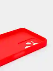 Красный чехол Realme C35 Реалми С35 силиконовый, цветной, матовый