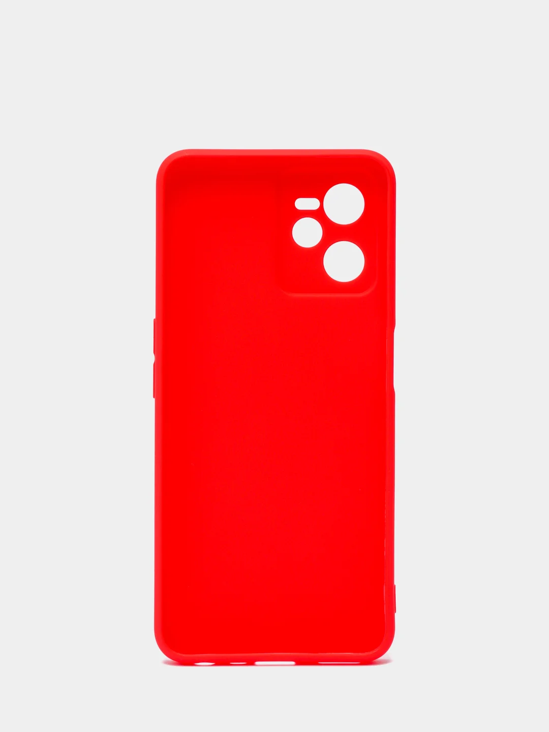 Красный чехол Realme C35 Реалми С35 силиконовый, цветной, матовый