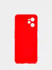 Красный чехол Realme C35 Реалми С35 силиконовый, цветной, матовый