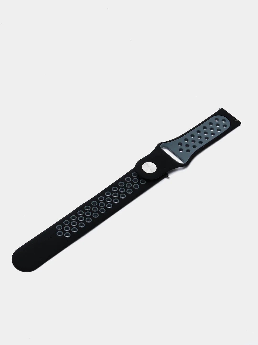 Серебряный спортивный ремешок для Xiaomi Amazfit Bip / GTR 42 мм / GTS / Samsung Gear S2