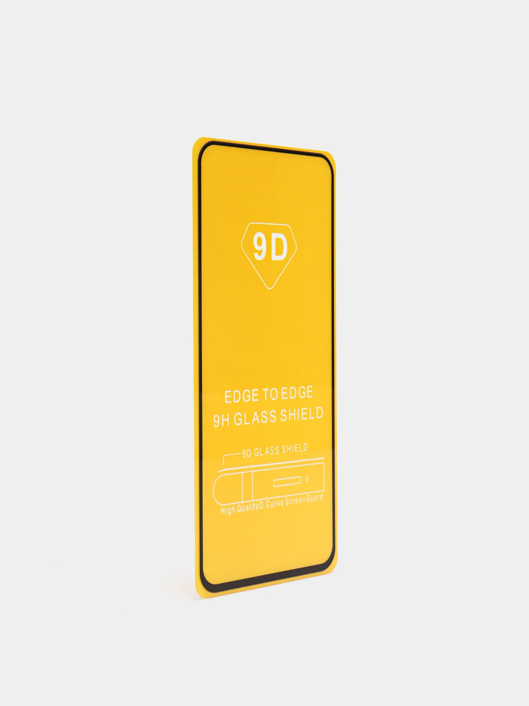Защитное стекло на samsung А51/Y7P 2020 с чёрной рамкой