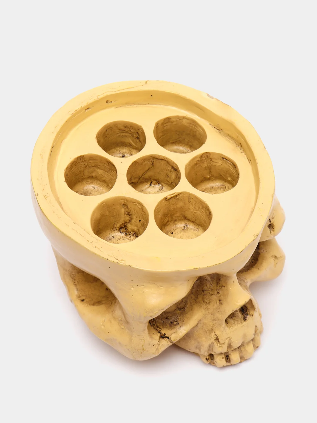 Бежевый подставка под тату колпачки с краской Skull