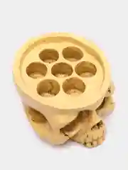 Бежевый подставка под тату колпачки с краской Skull