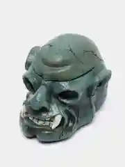 Бирюзовый подставка под тату колпачки с краской Skull