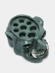 Бирюзовый подставка под тату колпачки с краской Skull