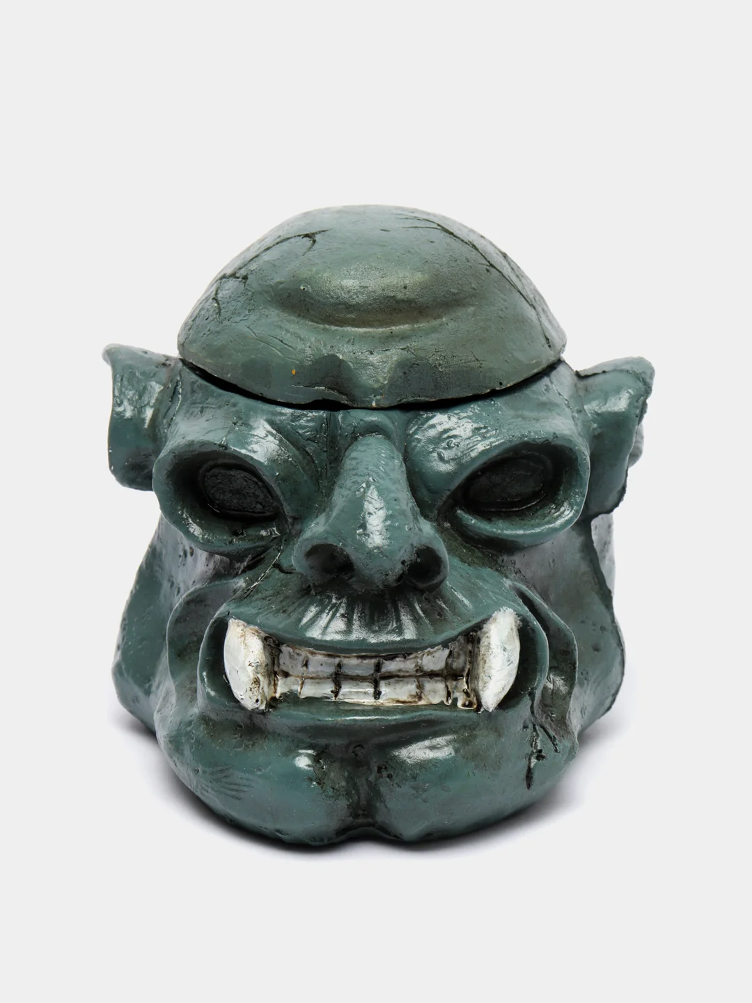 Бирюзовый подставка под тату колпачки с краской Skull