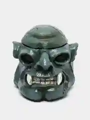 Бирюзовый подставка под тату колпачки с краской Skull