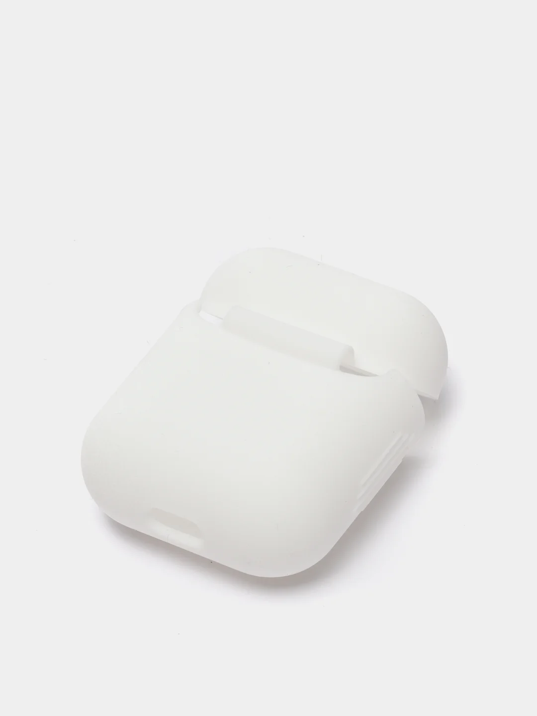 Белый чехол для Apple AirPods 1, AirPods 2 силиконовый