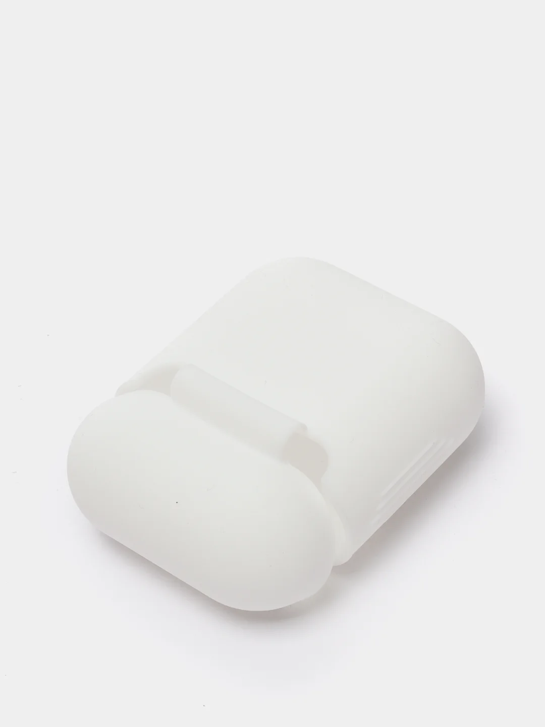 Белый чехол для Apple AirPods 1, AirPods 2 силиконовый